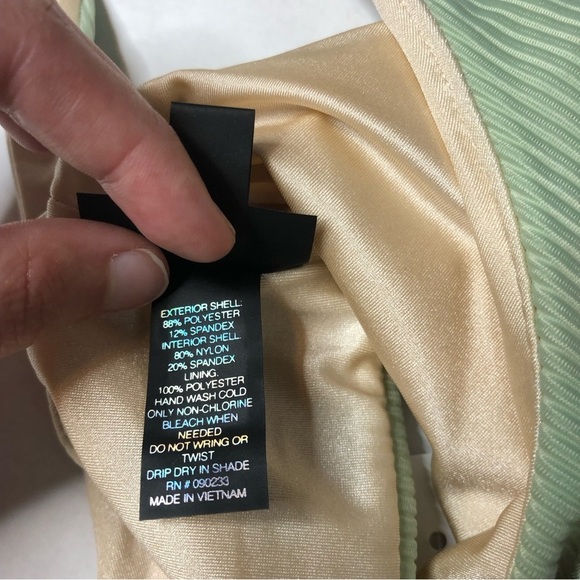 Pacsun L.A. Hearts NWT Green Bikini Top Size Small - Picture 4 of 6